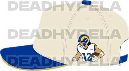 LA RAMS CREAM/BLUE